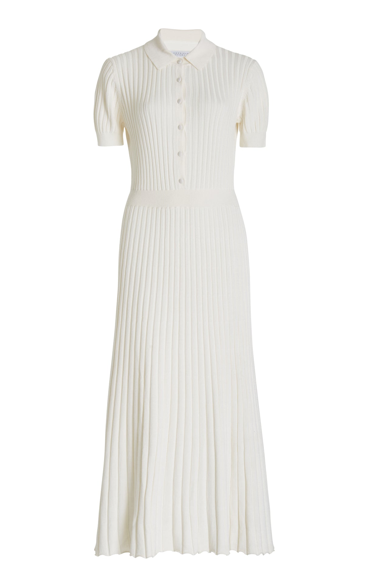 Amor Dress in Ivory Silk Cashmere